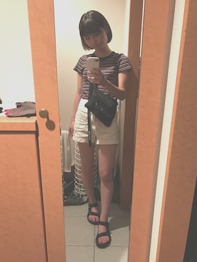 Hitomiさん（レディース・159cm）の夏コーディネート