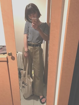 Hitomiさん（レディース・159cm）の夏コーディネート