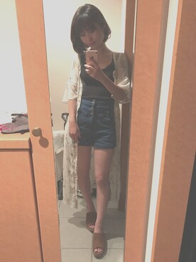 Hitomiさん（レディース・159cm）の夏コーディネート
