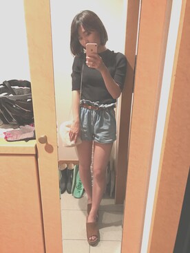 Hitomiさん（レディース・159cm）の夏コーディネート