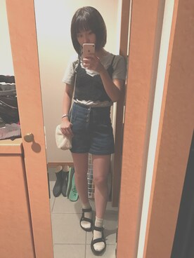 Hitomiさん（レディース・159cm）の夏コーディネート