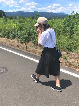 「シロティー」｜カホさん（レディース・154cm）の秋コーディネート