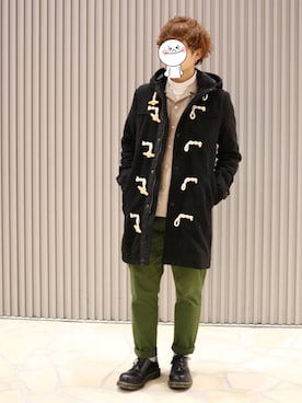 「RAGEBLUE（レイジブルー）のアイテム（その他トップス）」を使った、篠川  仁さん（メンズ・162cm）の冬コーディネート