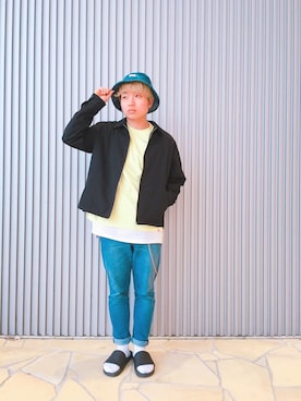 「カジュアルコ－デ」｜篠川  仁さん（メンズ・162cm）の春コーディネート