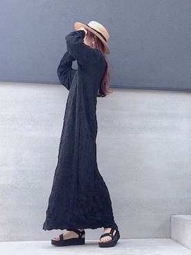 「Teva（テバ）のTeva / プラットフォーム ユニバーサル（サンダル）」を使った、ᴍ ᴀ ʀ ɪ  さん（レディース・157cm）の春コーディネート