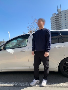 「RAGEBLUE（レイジブルー）のアイテム（スラックス）」を使った、悠さん（メンズ・173cm・30代）の秋コーディネート
