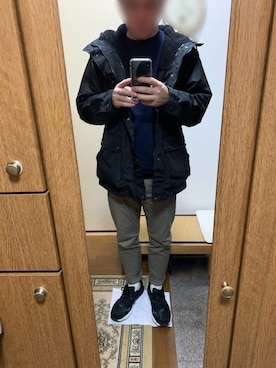 「アイテム（スウェット）」を使った、悠さん（メンズ・174cm・30代）の冬コーディネート