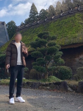 「アイテム（ブルゾン）」を使った、悠さん（メンズ・174cm・30代）の冬コーディネート