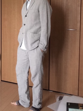 「confect（コンフォクト）のアイテム（ジャケット/アウター）」を使った、バーナムラブさん（メンズ・173cm）の春コーディネート