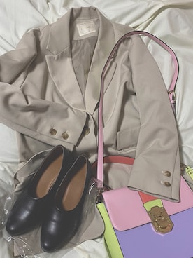 「ALDO（アルド）のアイテム（ショルダーバッグ）」を使った、yunoさん（レディース・158cm）の春コーディネート