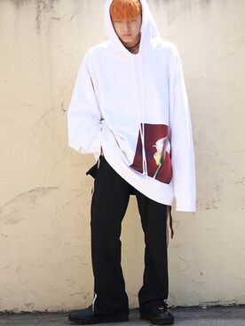 「NEIL BARRETT（ニールバレット）のアイテム（シューズ）」を使った、たくやさん（メンズ・164cm）の春コーディネート