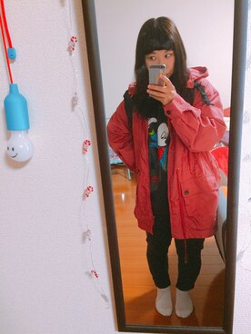 「ゆるゆる」｜「アイテム（ブルゾン）」を使った、ちゃないさん（レディース・158cm）の春コーディネート