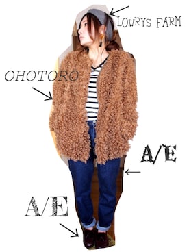 cana.さん（レディース・152cm）の冬コーディネート