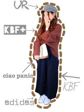 cana.さん（レディース・152cm）の冬コーディネート