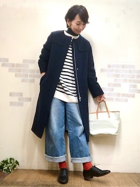 「アイテム（その他シューズ）」を使った、mayumiさん（レディース・160cm）の冬コーディネート