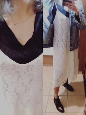 「satisfaction accessory（サティスファクションアクセサリー）のアイテム」を使った、chienariさん（レディース・162cm）の春コーディネート