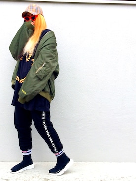 「スピードトレーナー」｜YUKiさん（レディース・170cm）の春コーディネート