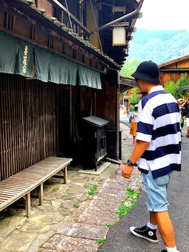 「ICNY（アイシーエヌワイ）のアイテム」を使った、Pesさん（メンズ・180cm）の秋コーディネート