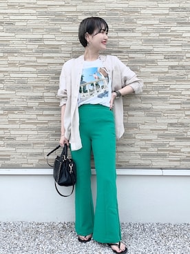 「DAISO（DAISO）のアイテム」を使った、カナコ (jeanasis)さん（レディース・160cm）の春コーディネート