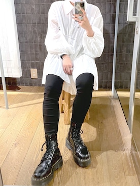 「ミニワンピ」｜カナコ (jeanasis)さん（レディース・160cm）の春コーディネート