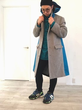 「NOISE MAKER（ノイズメーカー）のアイテム（ジャケット/アウター）」を使った、バラキヨさん（メンズ・171cm）の冬コーディネート
