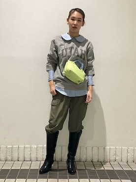 「odub」｜佐藤さん（レディース・168cm）の冬コーディネート