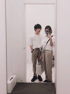 「TACS（タックス）のアイテム」を使った、しこさん（メンズ・153cm）の夏コーディネート