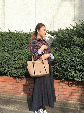 「DECOY SINCE 1981（デコイシンスイチキュウハチイチ）のアイテム」を使った、CROSSPLUSさん（レディース・163cm）の秋コーディネート