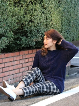 「DECOY SINCE 1981（デコイシンスイチキュウハチイチ）のアイテム」を使った、CROSSPLUSさん（レディース・163cm）の秋コーディネート