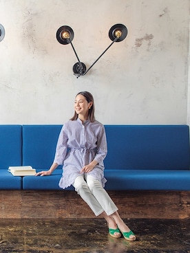 「DECOY SINCE 1981（デコイシンスイチキュウハチイチ）のアイテム」を使った、CROSSPLUSさん（レディース・162cm）の春コーディネート