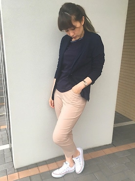 「DECOY SINCE 1981（デコイシンスイチキュウハチイチ）のアイテム」を使った、CROSSPLUSさん（レディース・163cm）の夏コーディネート