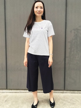 「DECOY SINCE 1981（デコイシンスイチキュウハチイチ）のアイテム」を使った、CROSSPLUSさん（レディース・167cm）の夏コーディネート