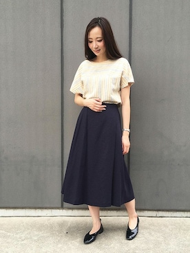 「DECOY SINCE 1981（デコイシンスイチキュウハチイチ）のアイテム」を使った、CROSSPLUSさん（レディース・167cm）の夏コーディネート