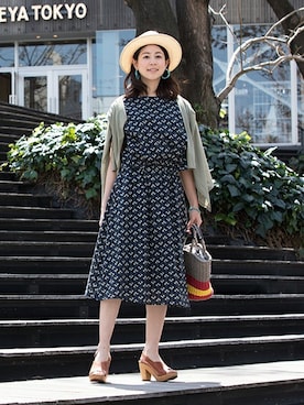 CROSSPLUSさん(レディース・162cm)の夏コーディネート