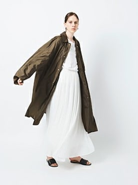 「N.O.R.C（ノーク）のアイテム（ジャケット/アウター）」を使った、CROSSPLUSさん（レディース・170cm）の秋コーディネート