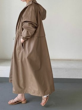 「N.O.R.C（ノーク）のアイテム（ジャケット/アウター）」を使った、CROSSPLUSさん（レディース・161cm）の春コーディネート