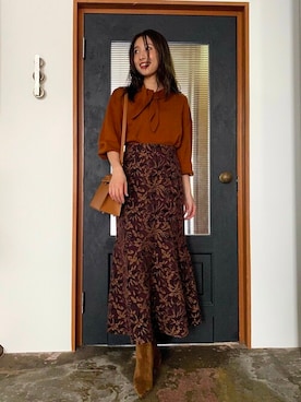 CROSSPLUSさん(レディース・157cm)の秋コーディネート