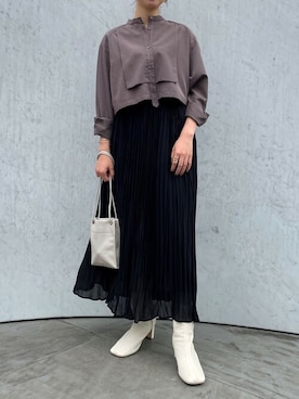 CROSSPLUSさん（レディース・161cm）の秋コーディネート