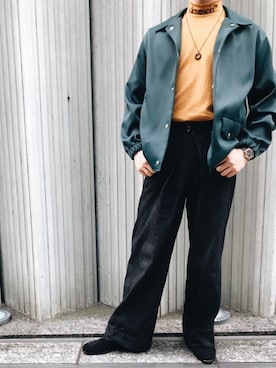 「Marc by Marc Jacobs（マークバイマークジェイコブス）のアイテム（腕時計）」を使った、l amさん（メンズ・169cm・10代）の秋コーディネート