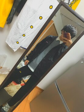 「STUSSY（ステューシー）のアイテム（その他アウター）」を使った、しょーごんさん（メンズ・174cm）の秋コーディネート