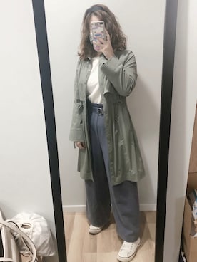 「chico_（チコ）のアイテム」を使った、箫雨_霁さん（レディース・155cm）の春コーディネート