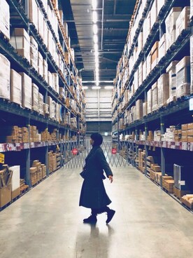 RUYUWIKIさん（レディース・158cm）の冬コーディネート