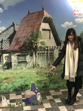 「LODISPOTTO（ロディスポット）のアイテム（ジャケット/アウター）」を使った、ayaさん（レディース・164cm）の冬コーディネート