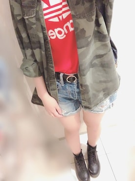 「FIG&VIPER（フィグアンドバイパー）のアイテム（ブーツ）」を使った、Kさん（レディース・169cm）の夏コーディネート