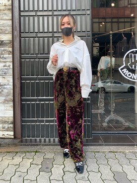 「LeTalon Ensemble（ルタロンアンサンブル）のアイテム」を使った、ゆうさん（レディース・157cm）の秋コーディネート