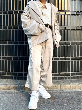 「DANKE SCHON（ダンケシェーン）のアイテム（テーラードジャケット）」を使った、ゆうさん（レディース・157cm）の秋コーディネート