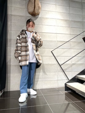 「L.H.P（エルエイチピー）のアイテム（スウェット）」を使った、ゆうさん（レディース・157cm）の秋コーディネート