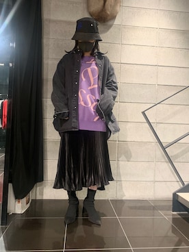 「DANKE SCHON（ダンケシェーン）のアイテム（ジャケット/アウター）」を使った、ゆうさん（レディース・157cm）の春コーディネート