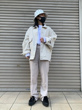 「DANKE SCHON（ダンケシェーン）のアイテム（ジャケット/アウター）」を使った、ゆうさん（レディース・157cm）の春コーディネート