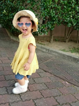 みぃさん（キッズ・80cm）の夏コーディネート